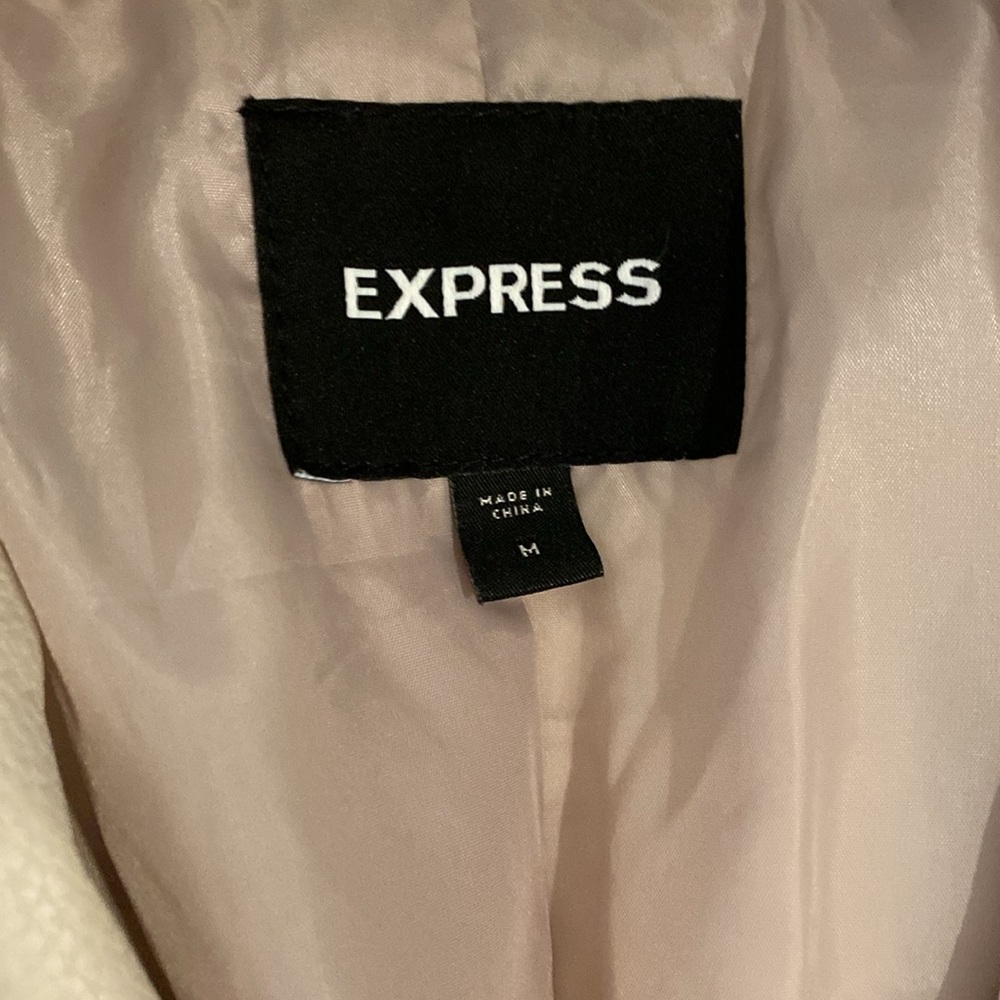 NWOT EXPRESS Faux Leather Jacket, M - Picture 3 of 7